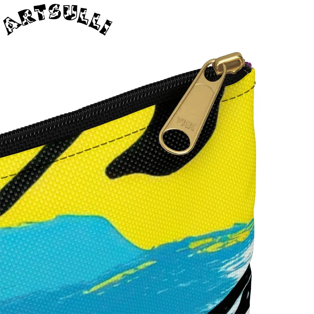 Abstract Zebra Cosmetic Travel Bag and Pencil Case, Artsulli - Art is Long, Life is Short, Bags, , , , , , , 