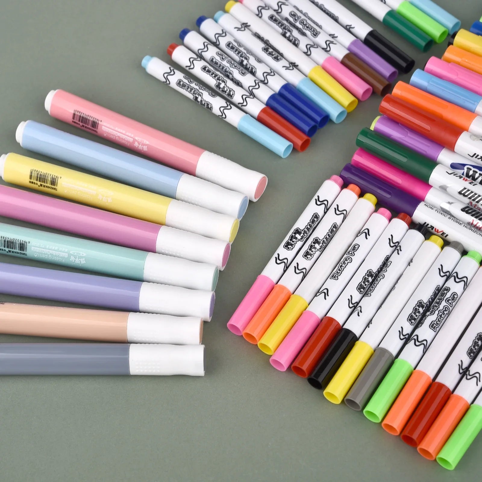 Magical Water Painting Pen Whiteboard Markers Floating Ink Pen Doodle Water Pens Montessori Early Education Toy Art Supplies