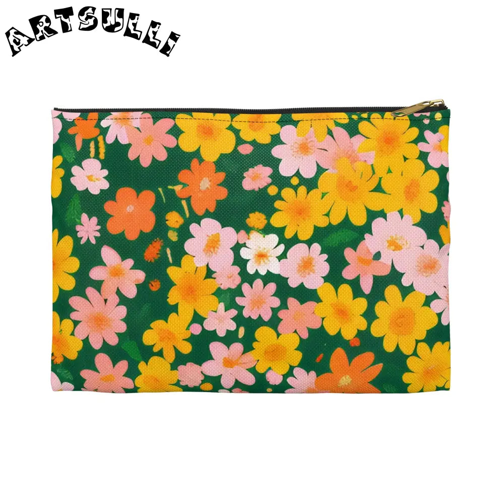 Accessory Pouch, Artsulli - Art is Long, Life is Short, Bags, Size, Small, Color, Black zipper, , , 28978257967189453913