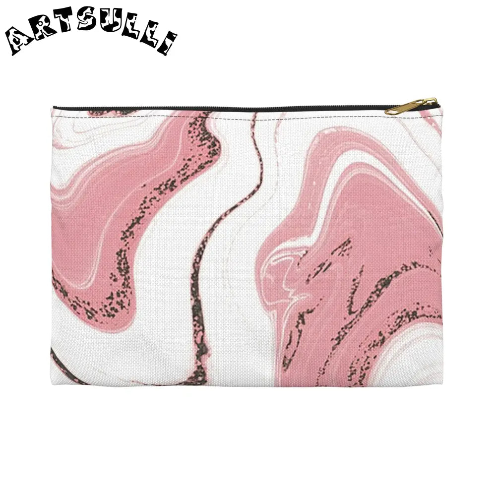 Accessory Pouch, Artsulli - Art is Long, Life is Short, Bags, Size, Small, Color, Black zipper, , , 18147009029449944001