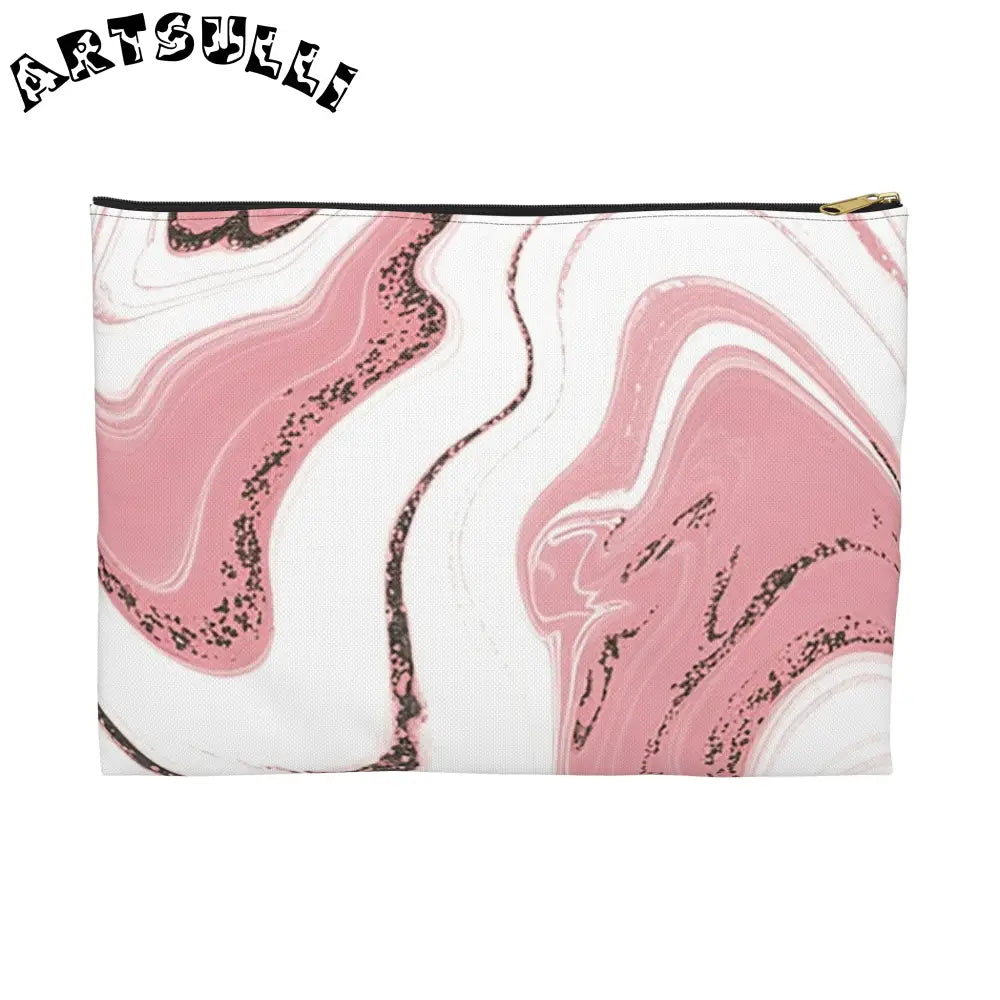 Accessory Pouch, Artsulli - Art is Long, Life is Short, Bags, Size, Large, Color, Black zipper, , , 13425511792719761280