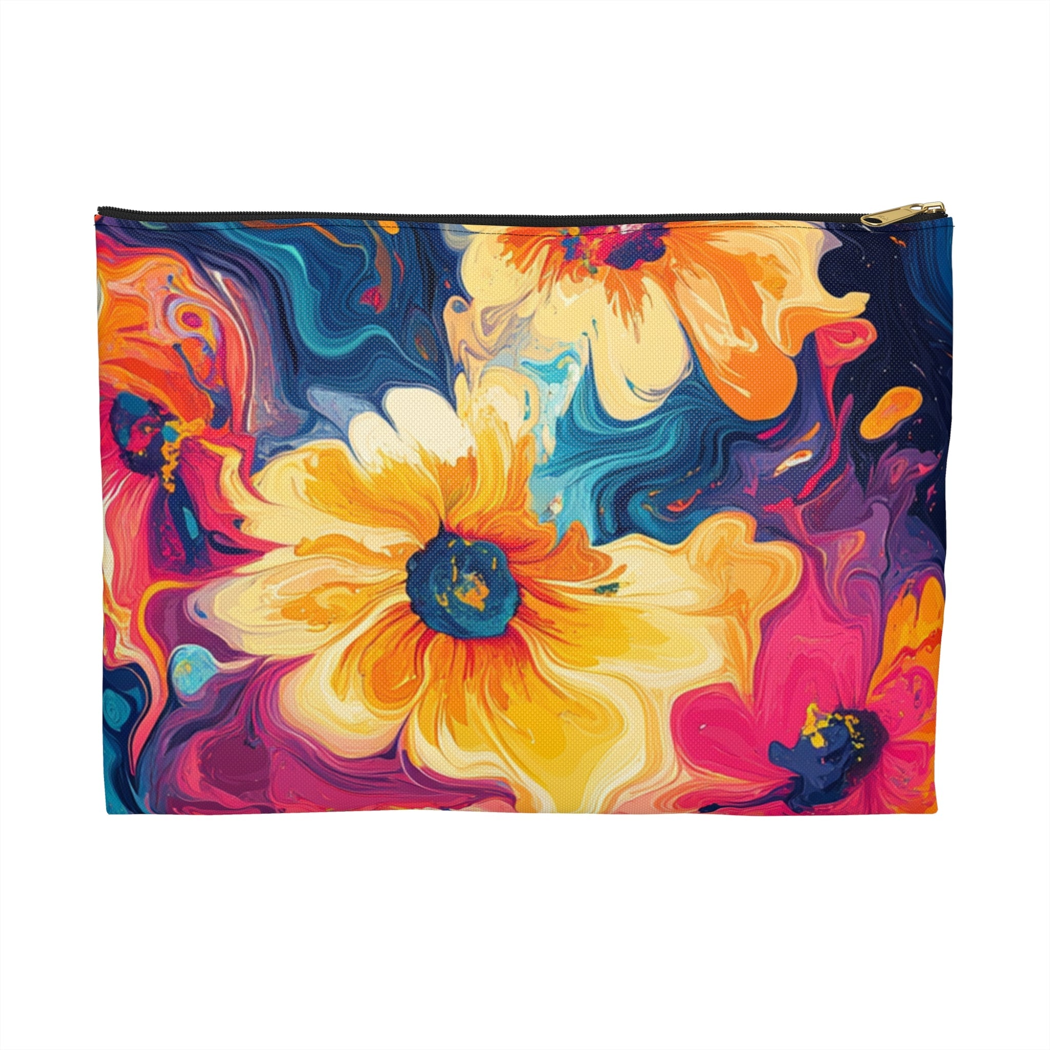 Accessory Pouch, Artsulli - Art is Long, Life is Short, Bags, Size, Large, Color, Black zipper, , , 33153173893716339987