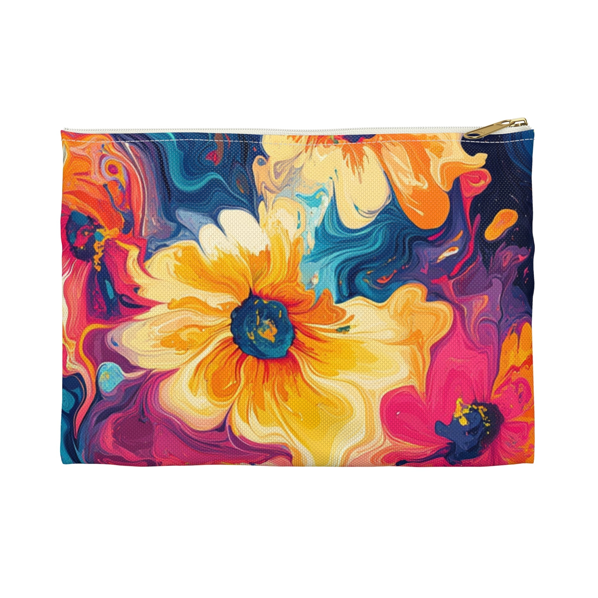 Accessory Pouch, Artsulli - Art is Long, Life is Short, Bags, Size, Small, Color, White zipper, , , 15340958154244738424