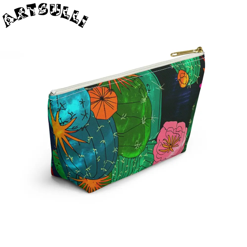 Accessory Pouch w T-bottom, Artsulli - Art is Long, Life is Short, Bags, , , , , , , 