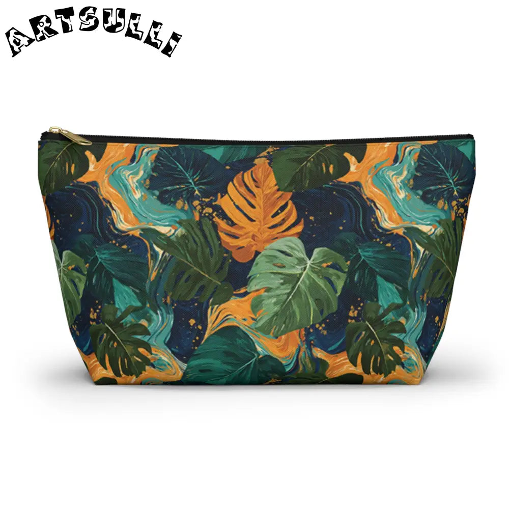 Accessory Pouch w T-bottom, Artsulli - Art is Long, Life is Short, Bags, Size, Large, Color, Black zipper, , , 36340915718168493932