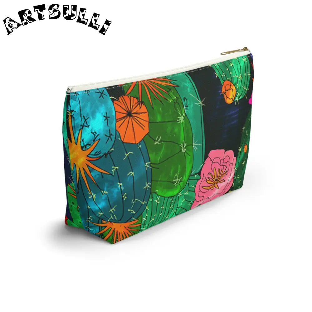 Accessory Pouch w T-bottom, Artsulli - Art is Long, Life is Short, Bags, , , , , , , 
