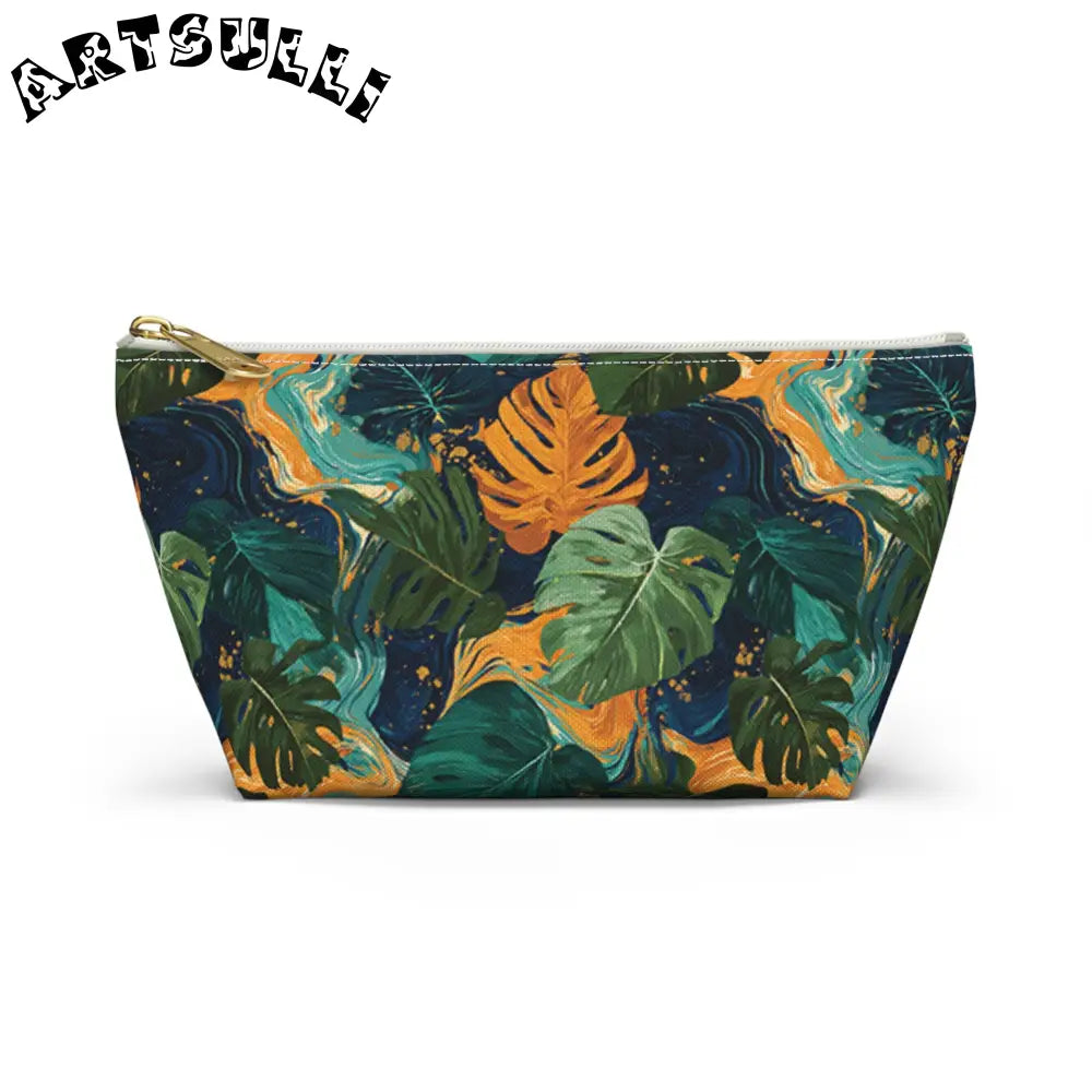 Accessory Pouch w T-bottom, Artsulli - Art is Long, Life is Short, Bags, Size, Small, Color, White zipper, , , 16484498635534078938