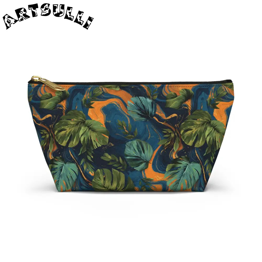 Accessory Pouch w T-bottom, Artsulli - Art is Long, Life is Short, Bags, Size, Small, Color, Black zipper, , , 32431627180392065579