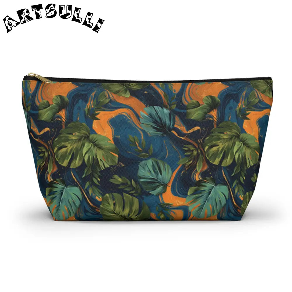 Accessory Pouch w T-bottom, Artsulli - Art is Long, Life is Short, Bags, Size, Large, Color, Black zipper, , , 28437008224707491278