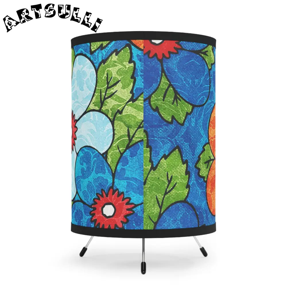 Aesthetic Floral Tripod Lamp, Artsulli - Art is Long, Life is Short, Home Decor, , , , , , , 