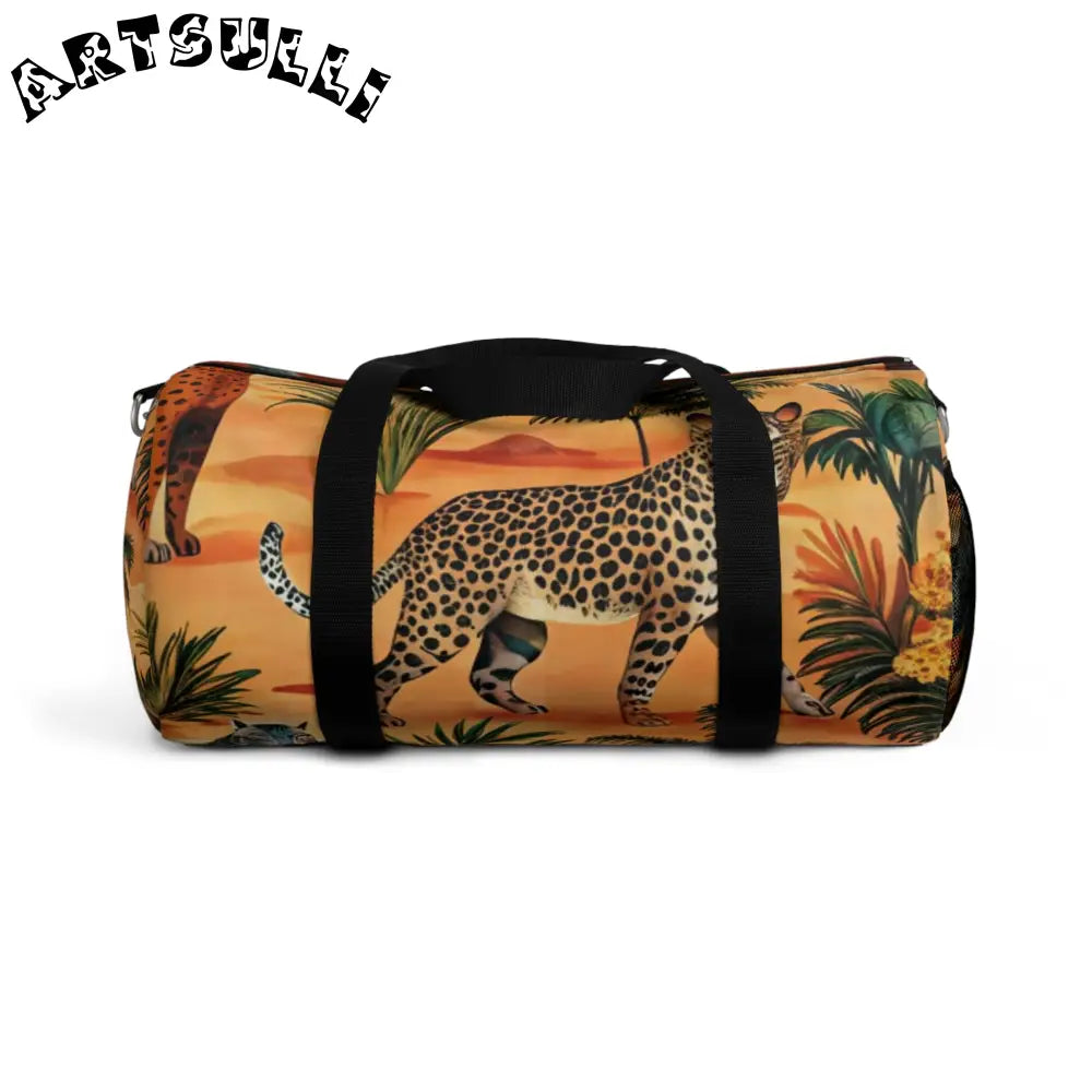 JAKKOUTTHEBXX African Savannah Leopard Duffel Bag 2025