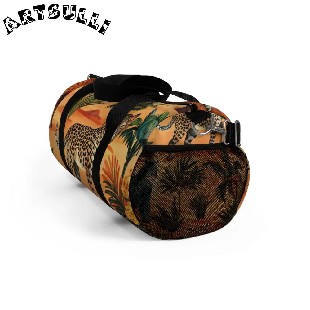 JAKKOUTTHEBXX African Savannah Leopard Duffel Bag 2025