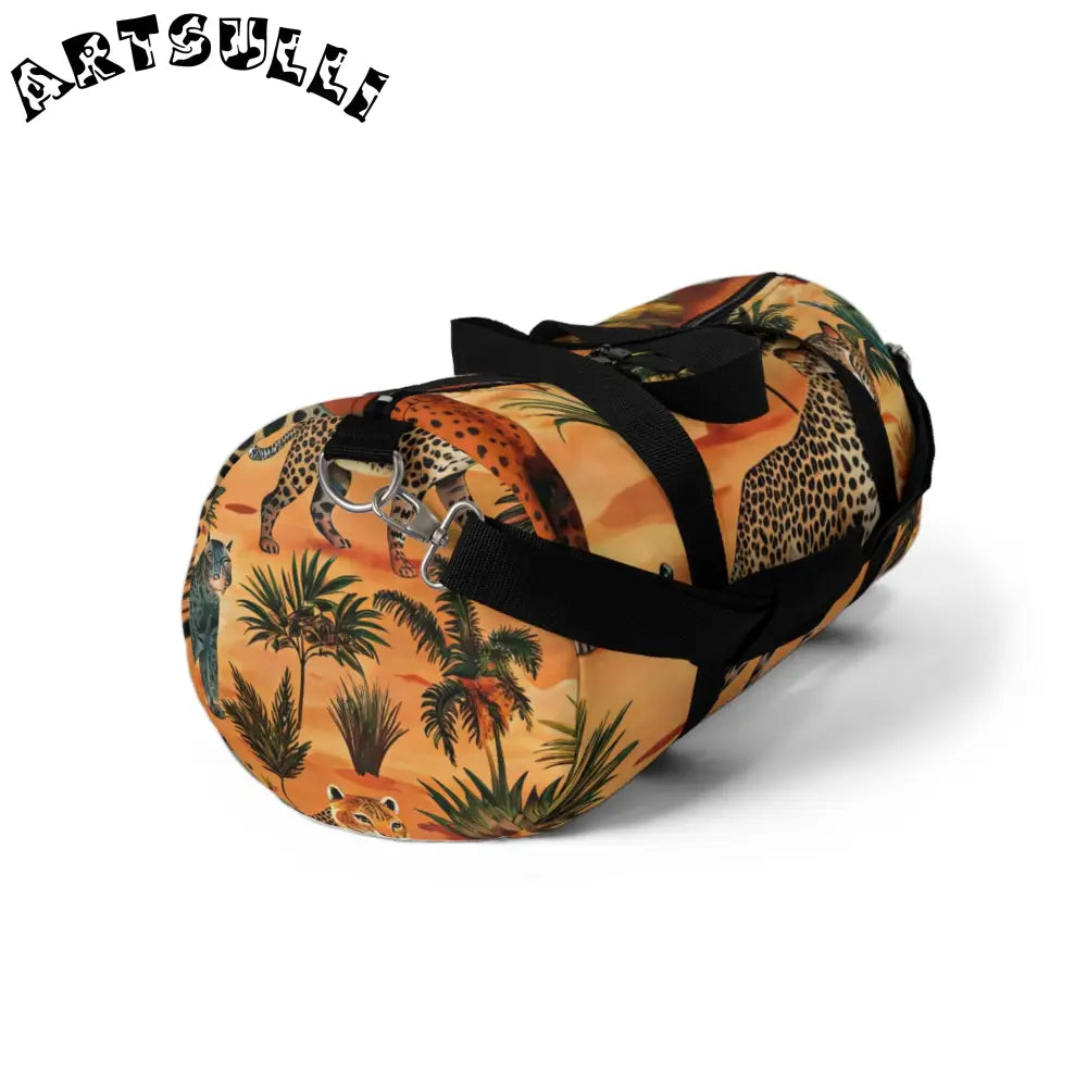 JAKKOUTTHEBXX African Savannah Leopard Duffel Bag 2025