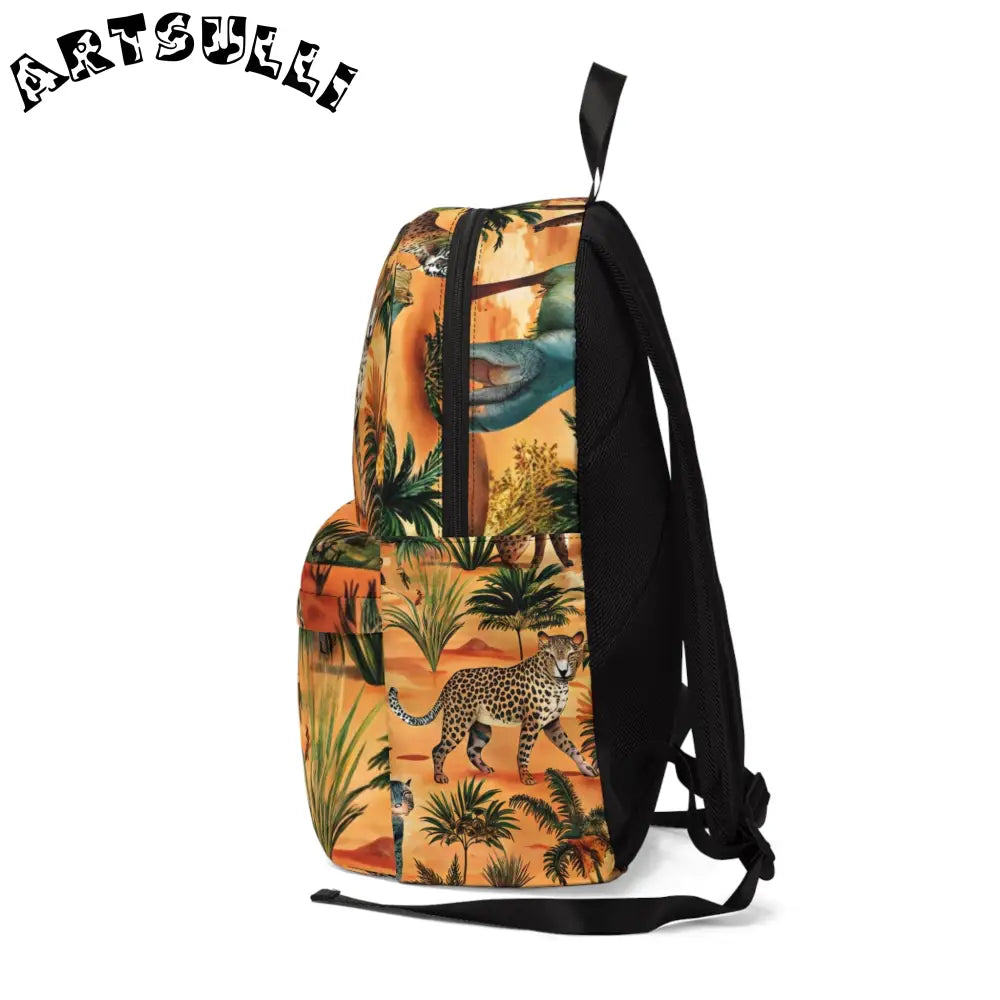 JAKKOUTTHEBXX African Savannah Unisex Backpack for All-day Carrying Comfort 2025