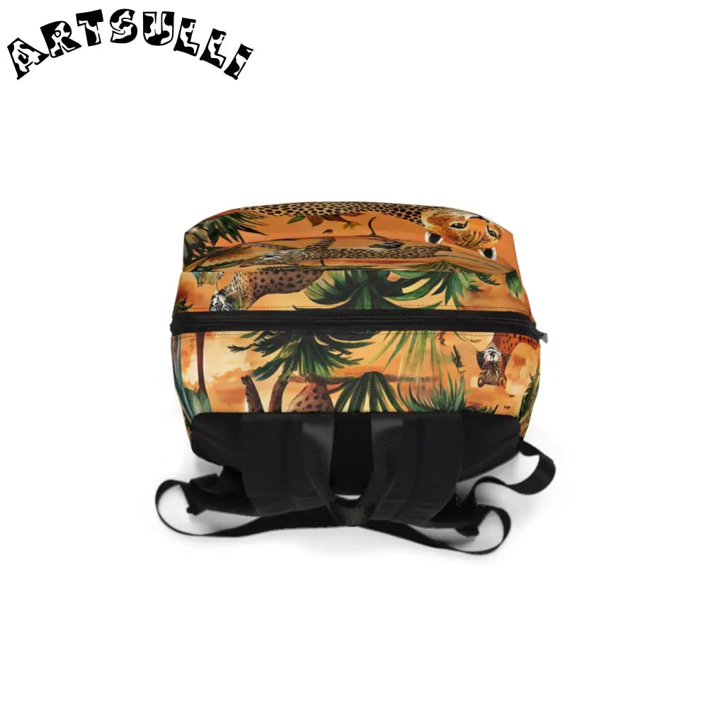 JAKKOUTTHEBXX African Savannah Unisex Backpack for All-day Carrying Comfort 2025