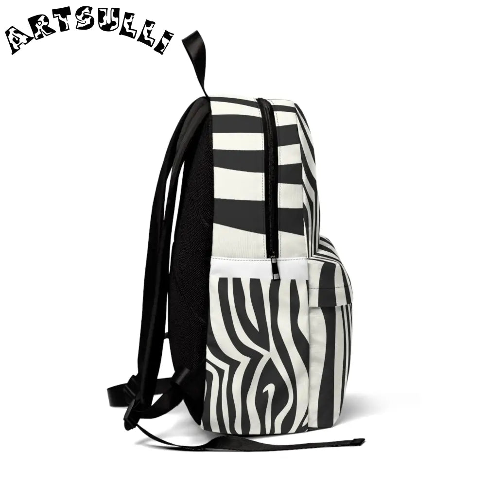 JAKKOUTTHEBXX All-Day Carrying Comfort Zebra Print Backpack 2025