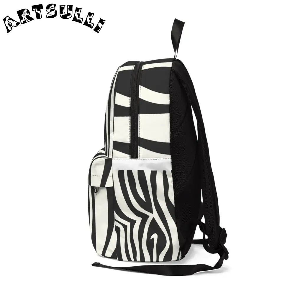 JAKKOUTTHEBXX All-Day Carrying Comfort Zebra Print Backpack 2025