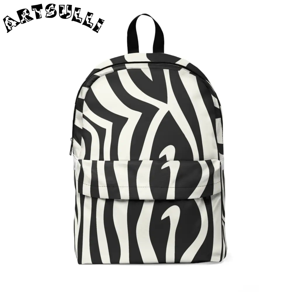 JAKKOUTTHEBXX All-Day Carrying Comfort Zebra Print Backpack 2025