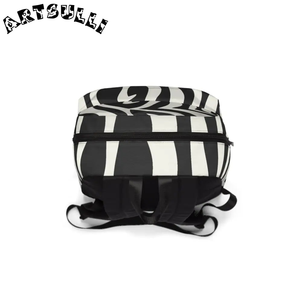JAKKOUTTHEBXX All-Day Carrying Comfort Zebra Print Backpack 2025