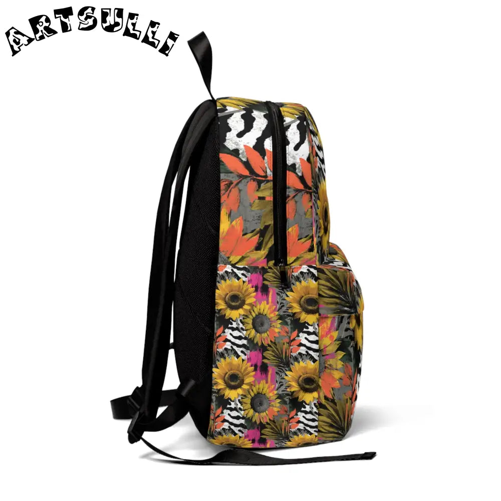 JAKKOUTTHEBXX All-Day Comfort Stripes x Sunflowers Backpack 2025
