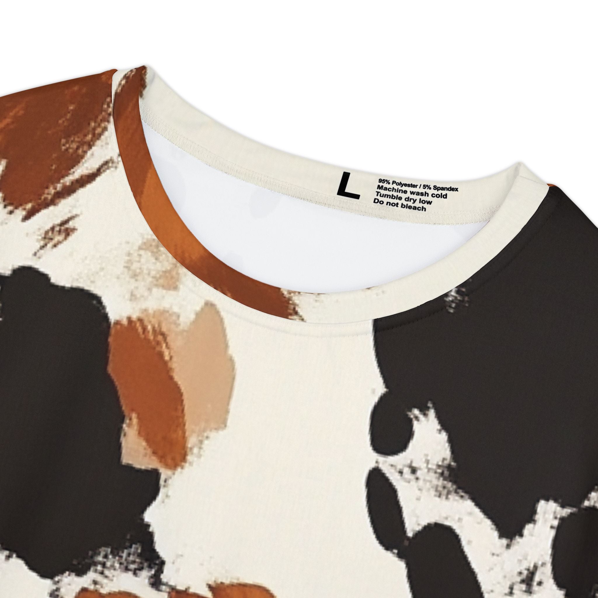 All Over Cow Print T-Shirt, Artsulli - Art is Long, Life is Short, All Over Prints, , , , , , , 
