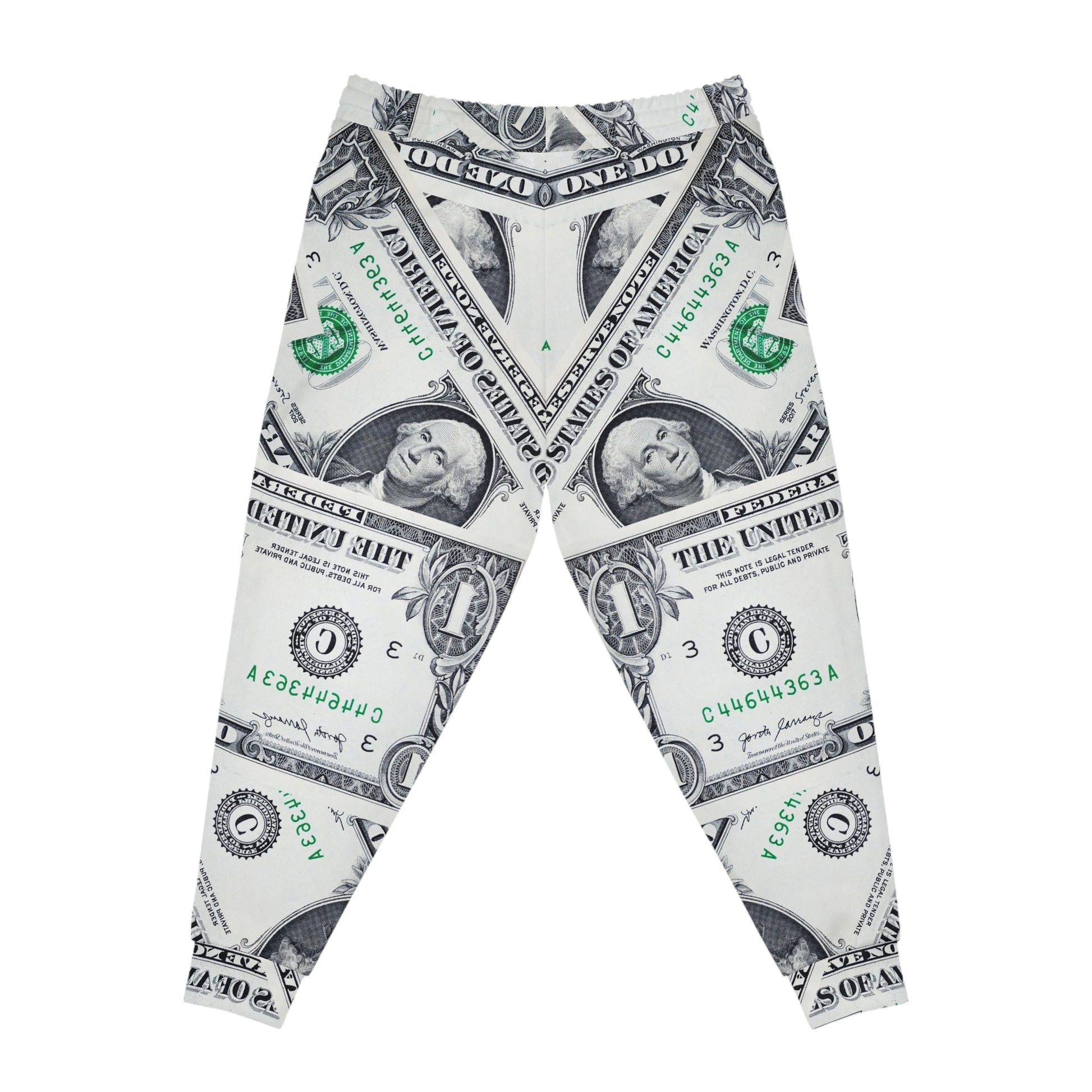 Printify All Over Dollar Bill Print Joggers 2025