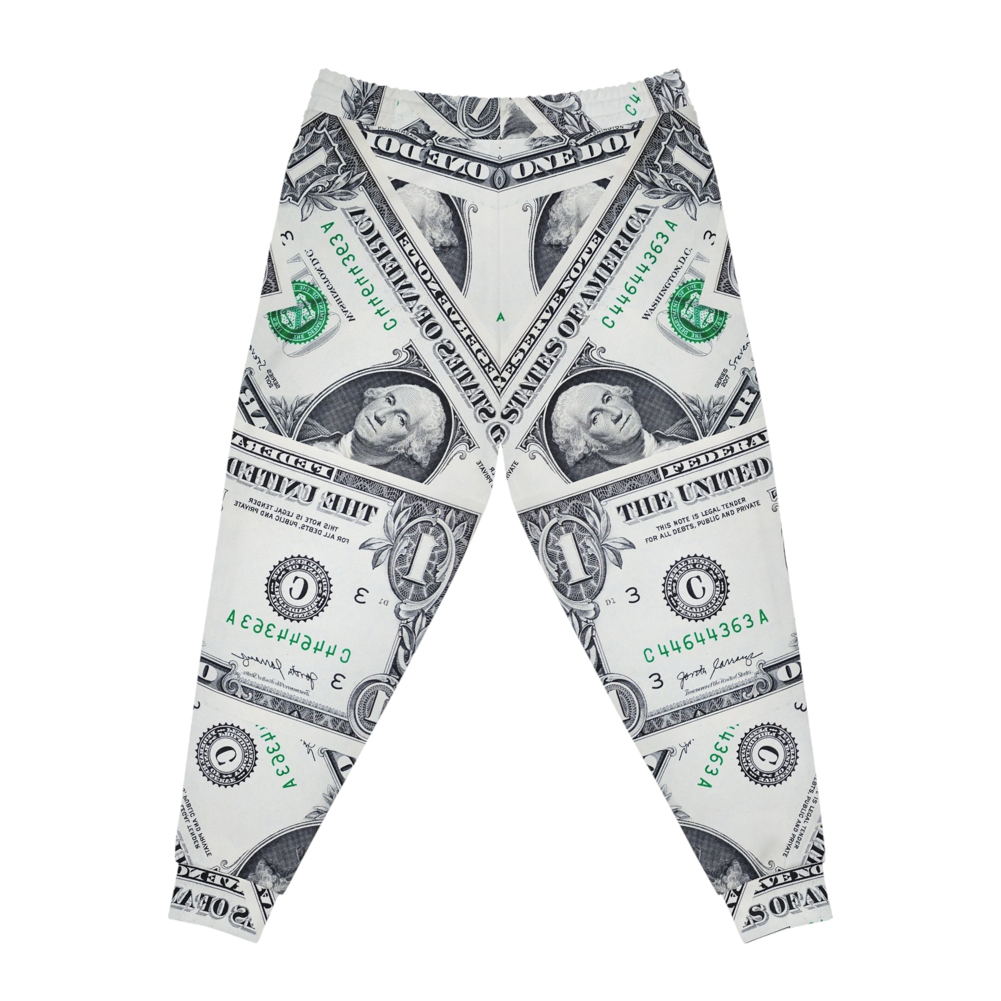 Printify All Over Dollar Bill Print Joggers 2025