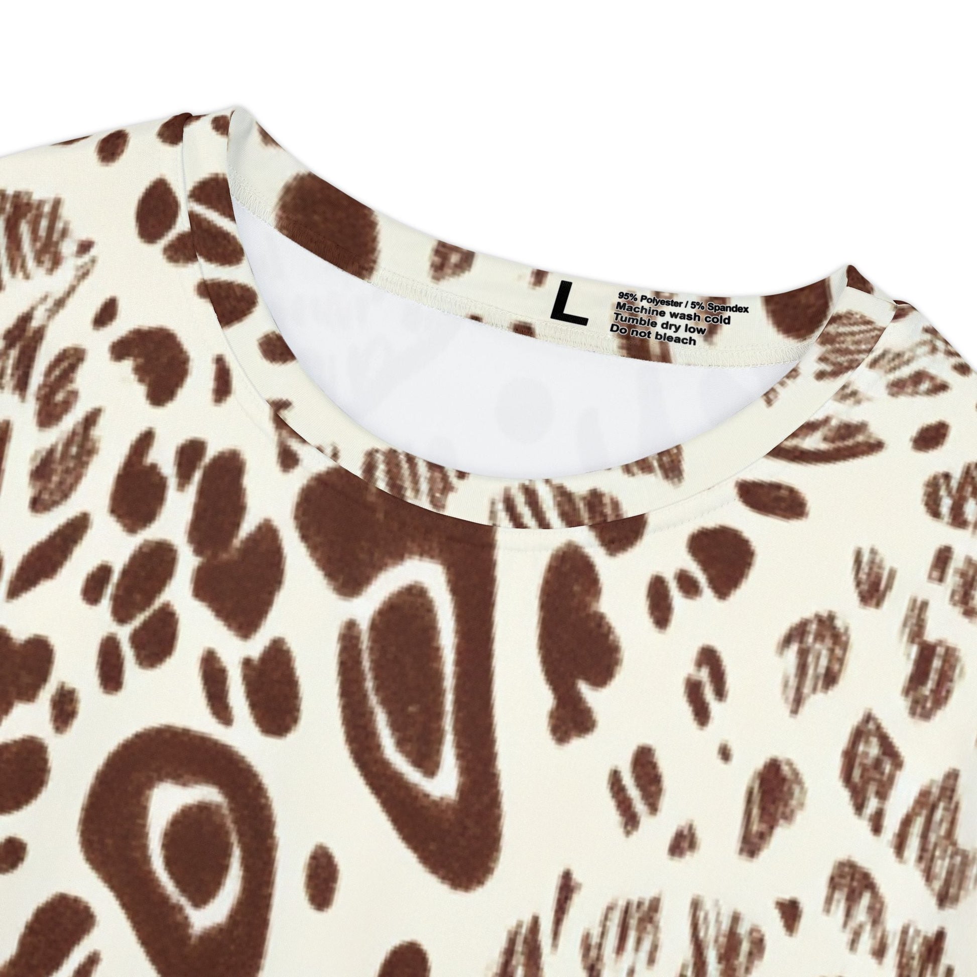 All Over Leopard Print T-Shirt, Artsulli - Art is Long, Life is Short, All Over Prints, , , , , , , 