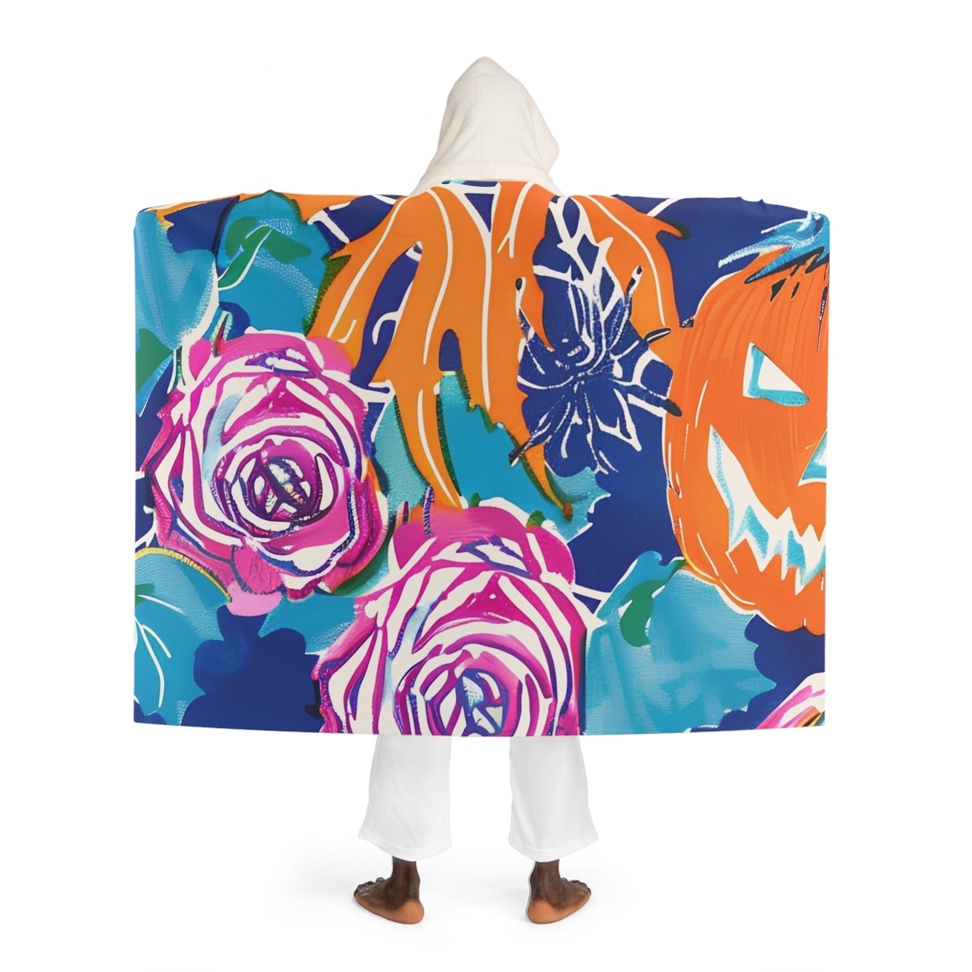 All Over Print Hooded Fleece Blanket, Artsulli - Art is Long, Life is Short, All Over Prints, , , , , , , 