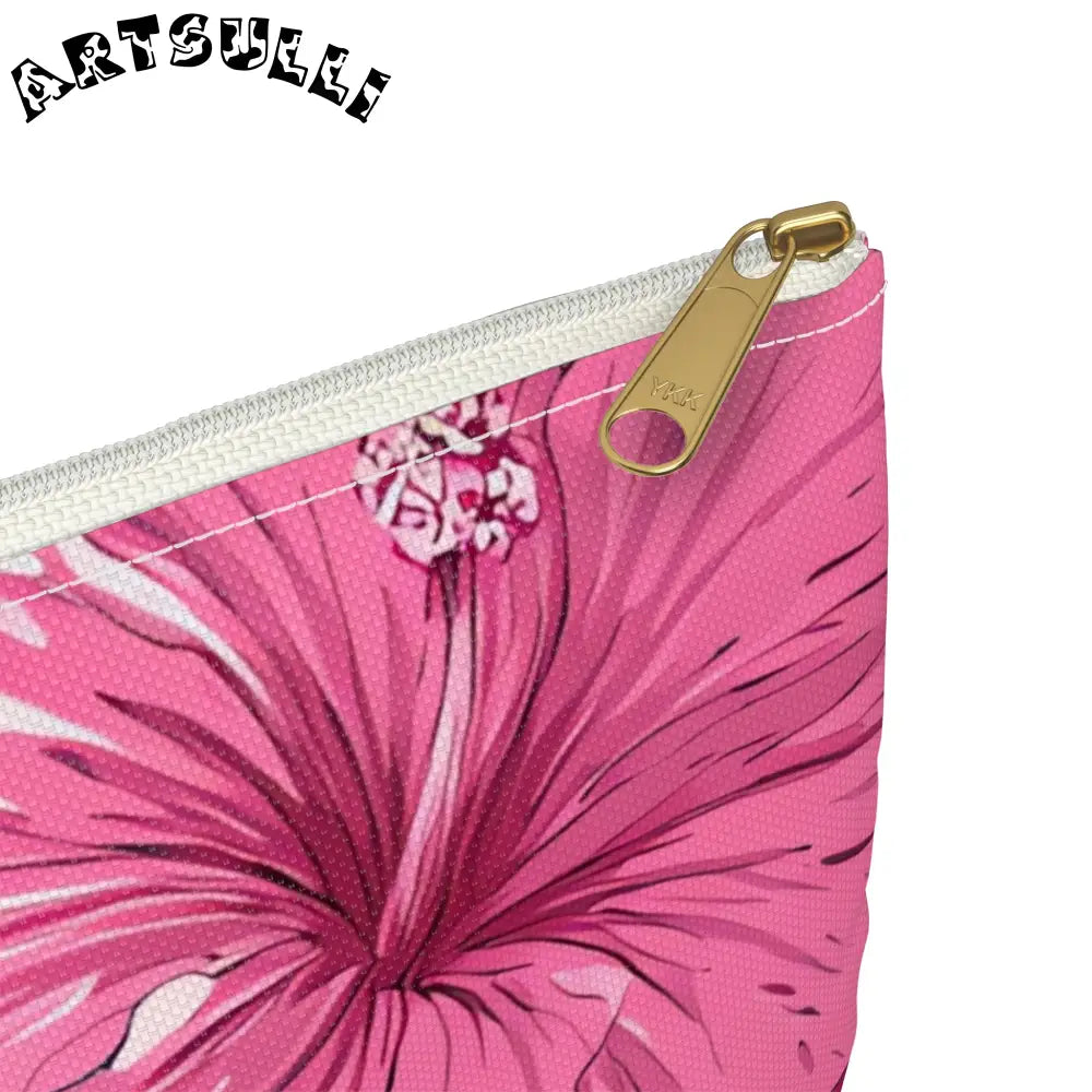 JAKKOUTTHEBXX Aloha II Hibiscus Accessory Flat Pouch 2025