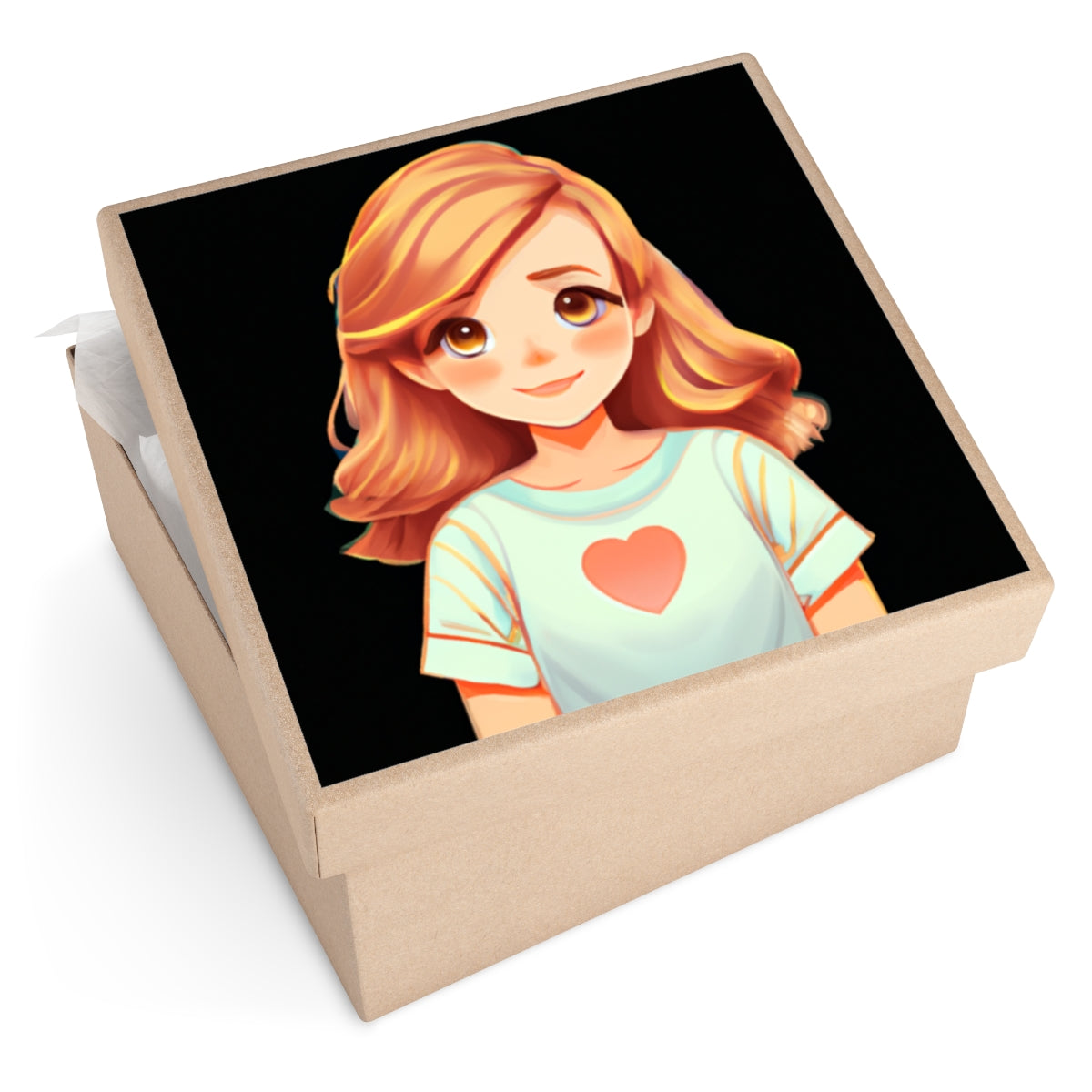 Altruistic Android: Game AssetsSquare Vinyl StickersWheat