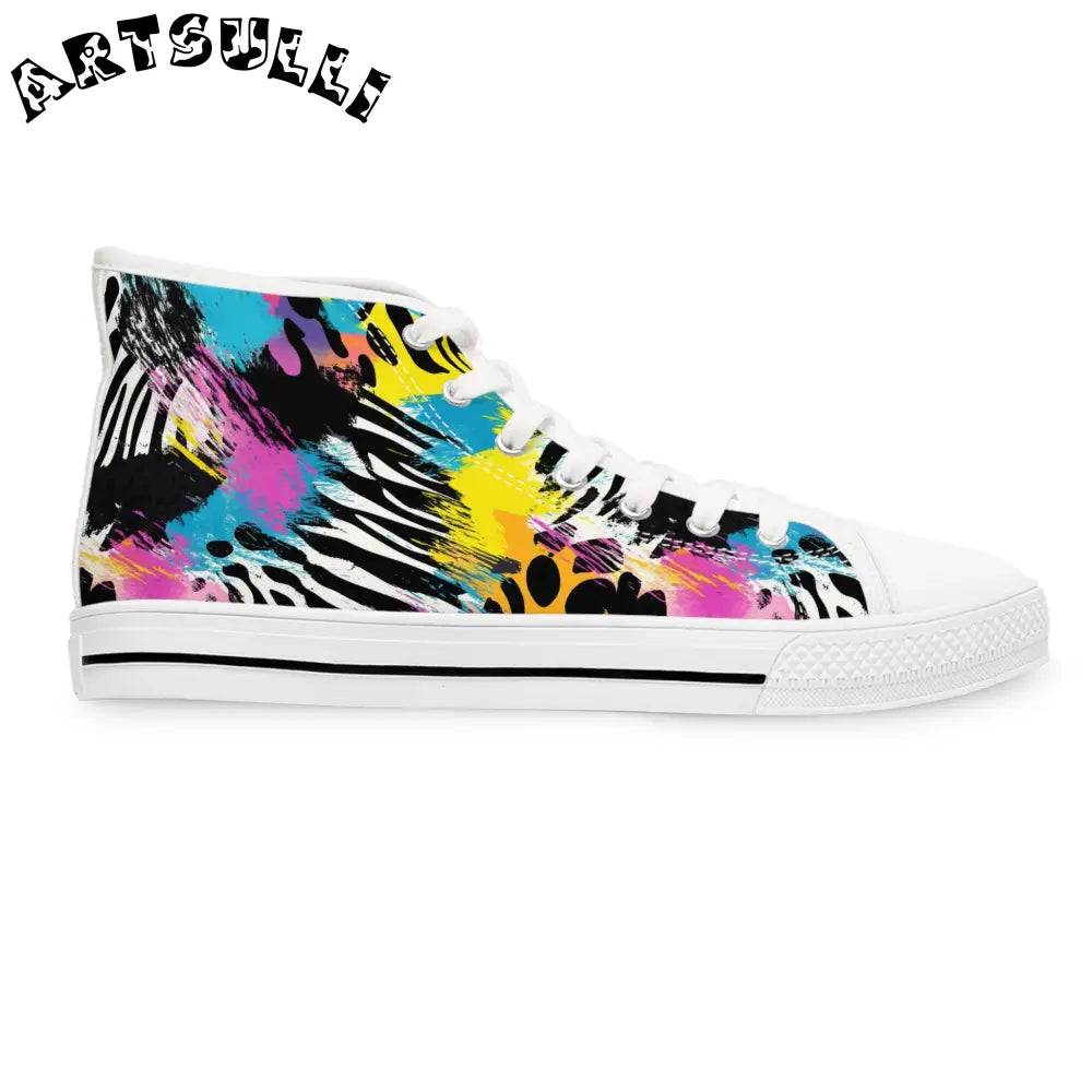 JAKKOUTTHEBXX Animal Print High Tops with Deodorant Memory Foam 2025