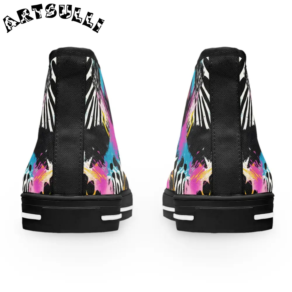 JAKKOUTTHEBXX Animal Print High Tops with Deodorant Memory Foam 2025