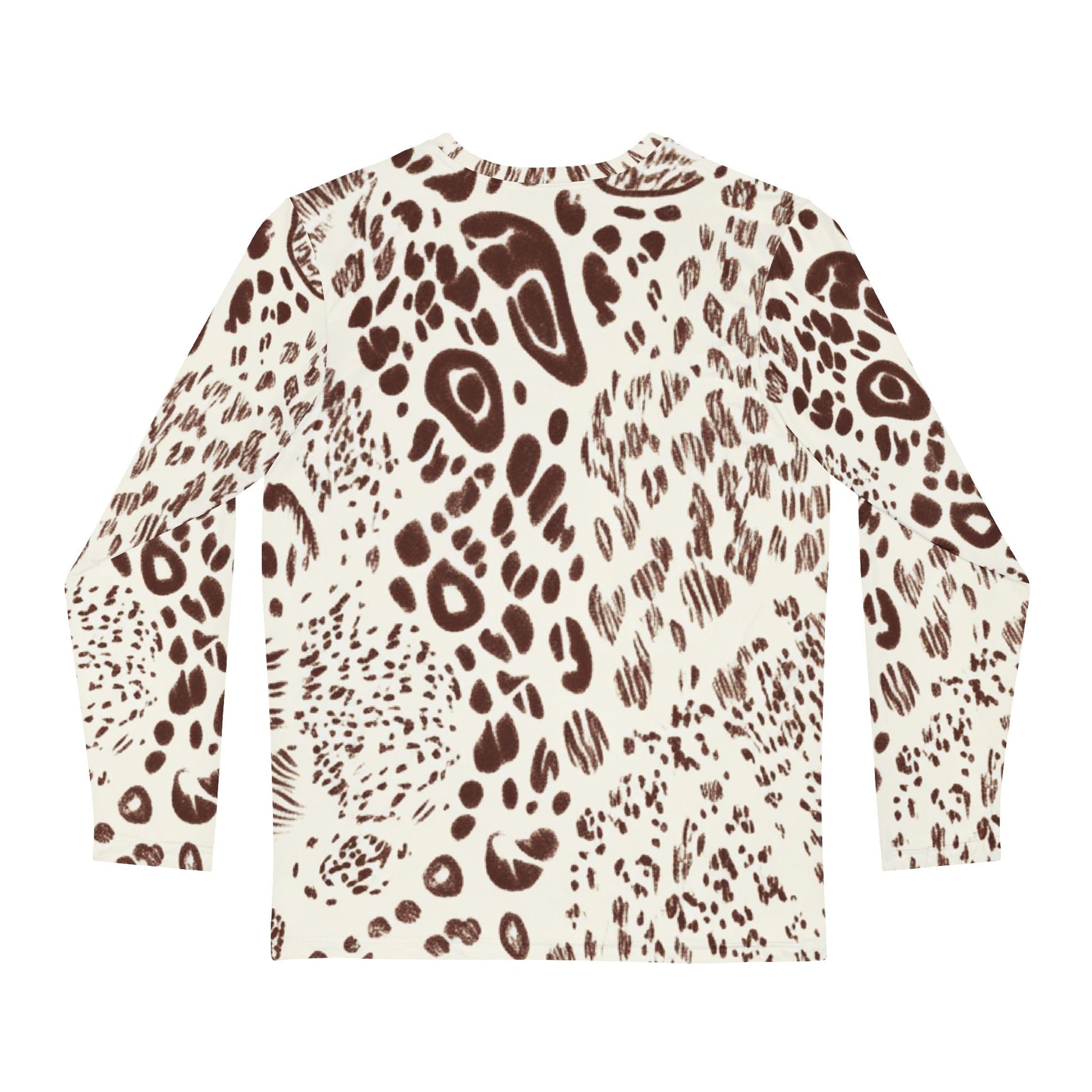 Animal Print Long Sleeve Crewneck, Artsulli - Art is Long, Life is Short, All Over Prints, , , , , , , 