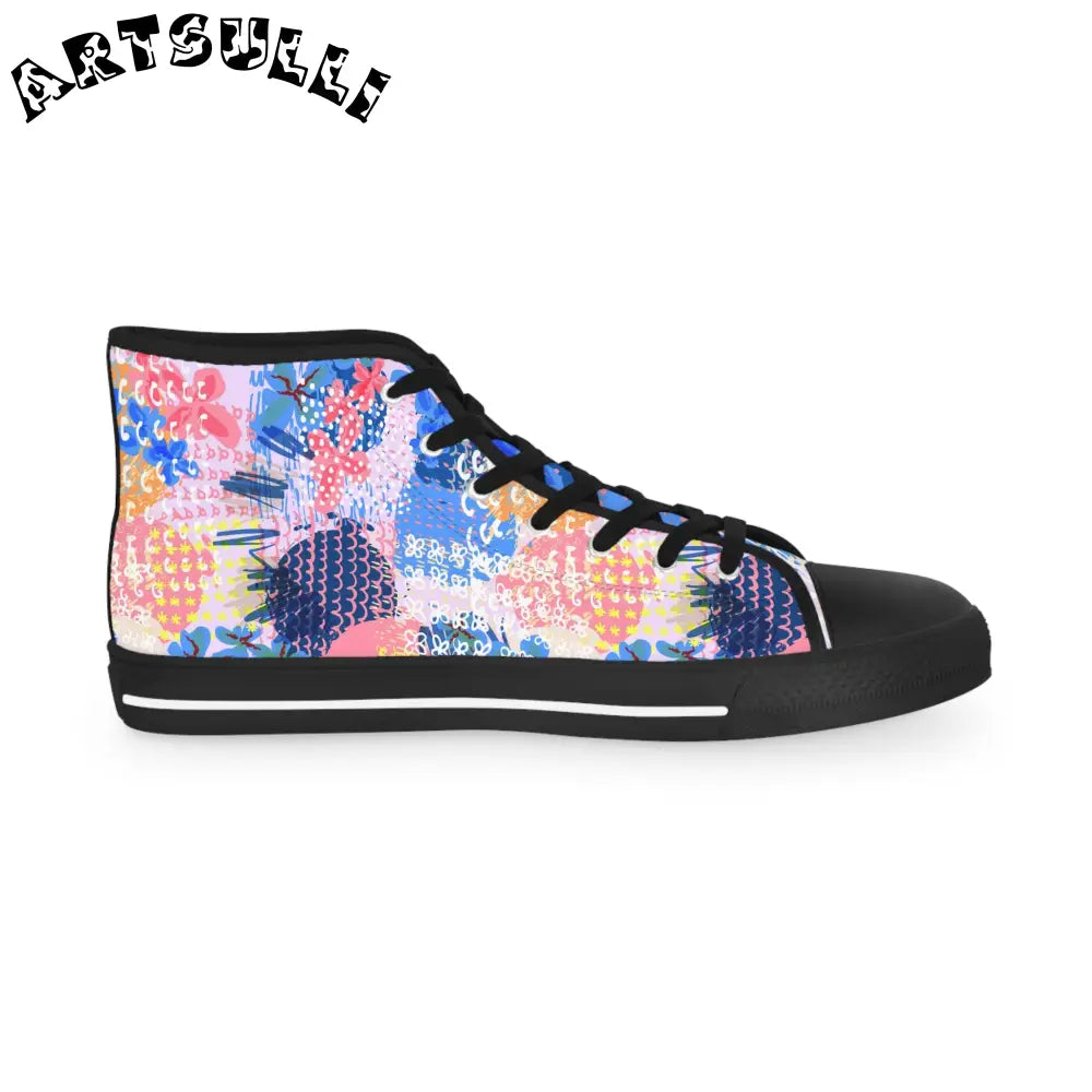Art Print Breathable Polyester Canvas Sneakers Featuring PU Leather, Artsulli - Art is Long, Life is Short, Shoes, , , , , , , 