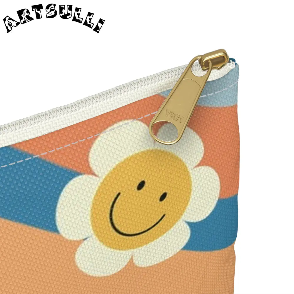 JAKKOUTTHEBXX Art Printed Smiley Wave Flat Pouches 2025