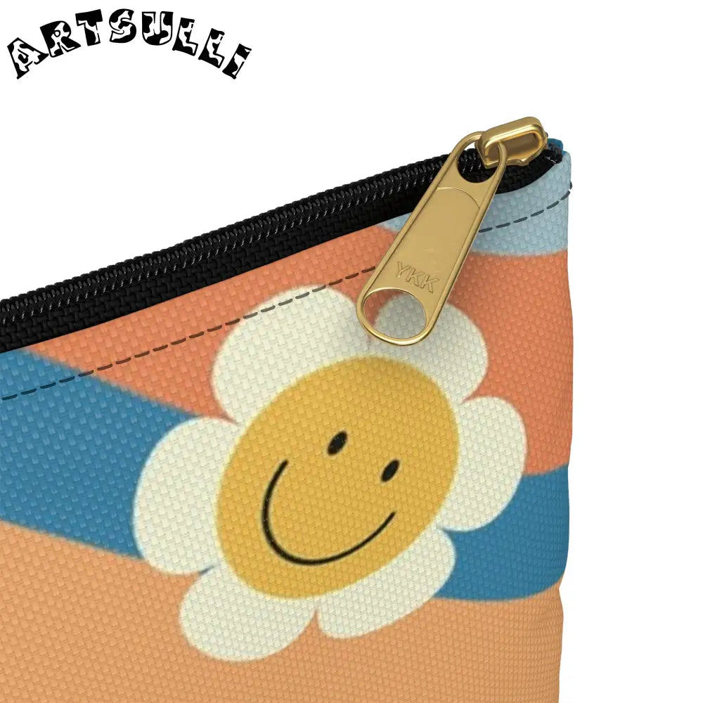 JAKKOUTTHEBXX Art Printed Smiley Wave Flat Pouches 2025