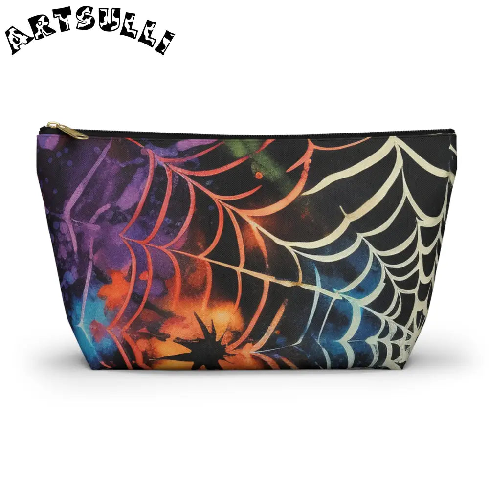 JAKKOUTTHEBXX Art Printed Spider Web T-bottom Pouch 2025