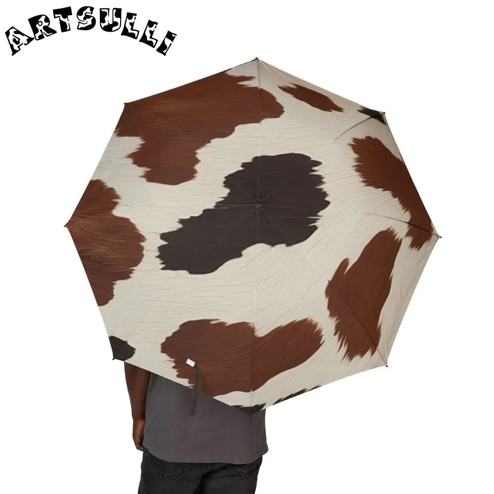 Artisanal Hide Map Semi-Automatic Foldable Umbrella, Artsulli - Art is Long, Life is Short, Accessories, , , , , , , 