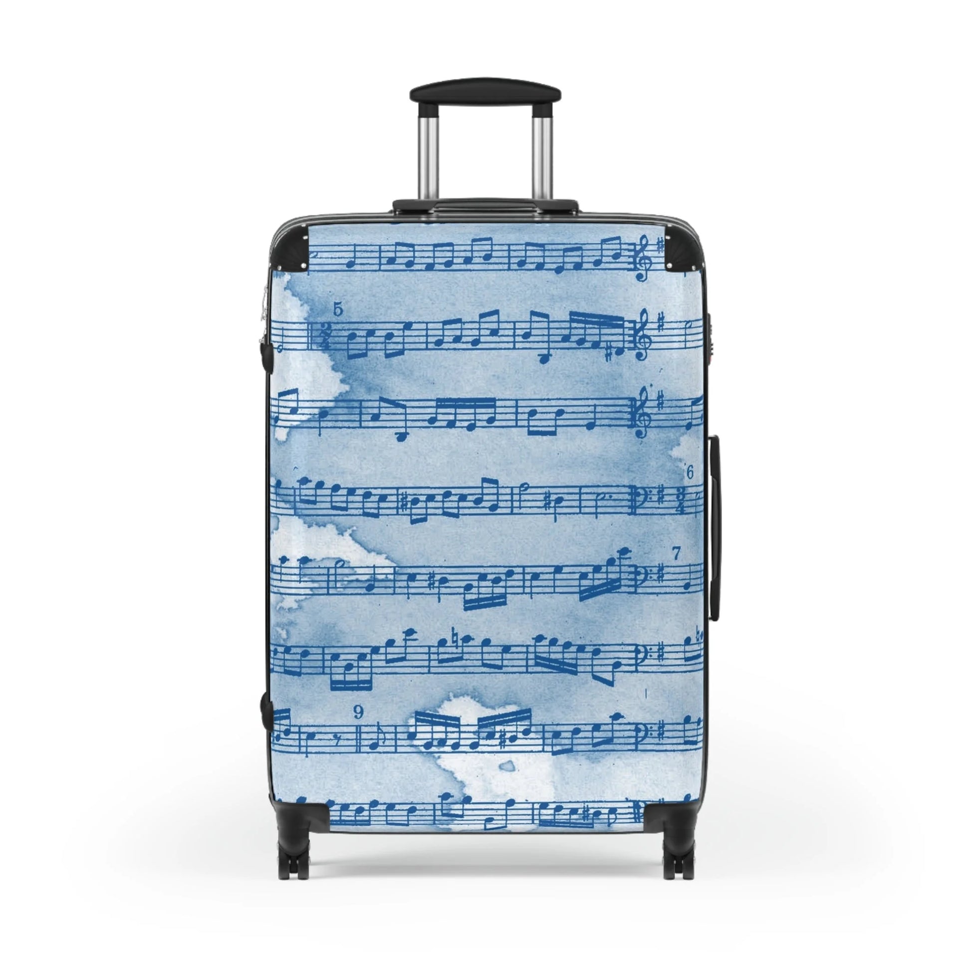 Artistic Musical Notes Traveling Suitcase, Artsulli - Art is Long, Life is Short, Bags, , , , , , , 