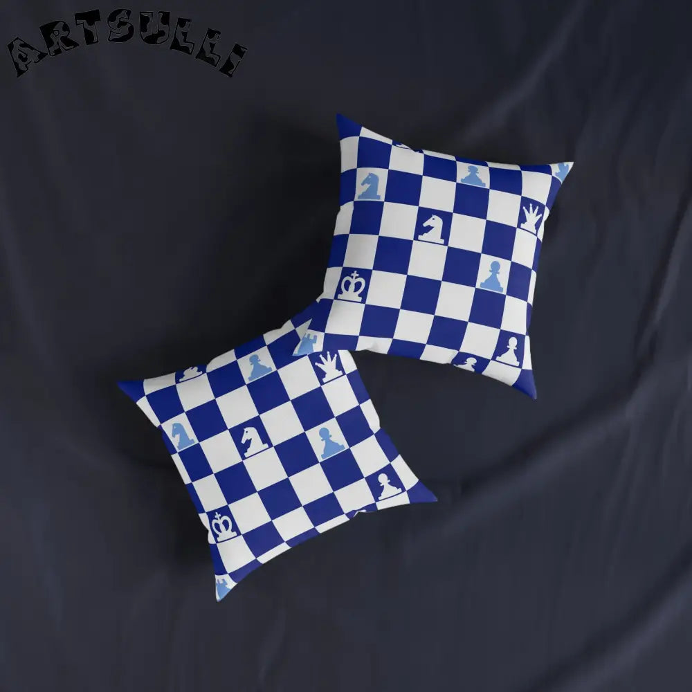 Artistic Work Illustrated Chess Throw Pillow, Artsulli - Art is Long, Life is Short, Home Decor, , , , , , , 