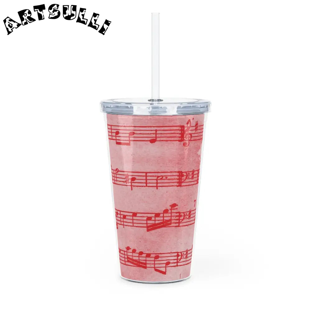 Artistic Work Musical Note Plastic Tumbler, Artsulli - Art is Long, Life is Short, Mug, , , , , , , 
