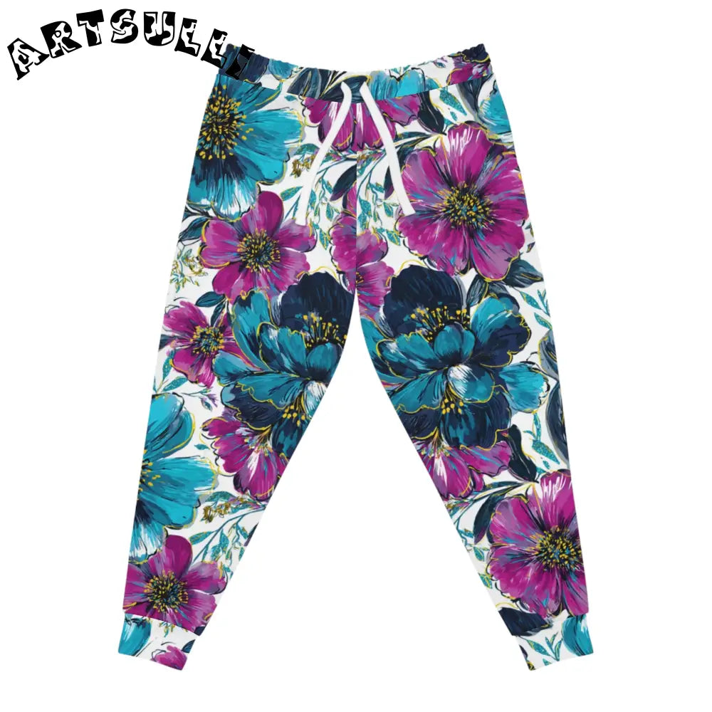 Athletic Joggers (AOP), Artsulli - Art is Long, Life is Short, All Over Prints, Size, S, Color, Seam thread color automatically matched to design, , , 23063121751421298190