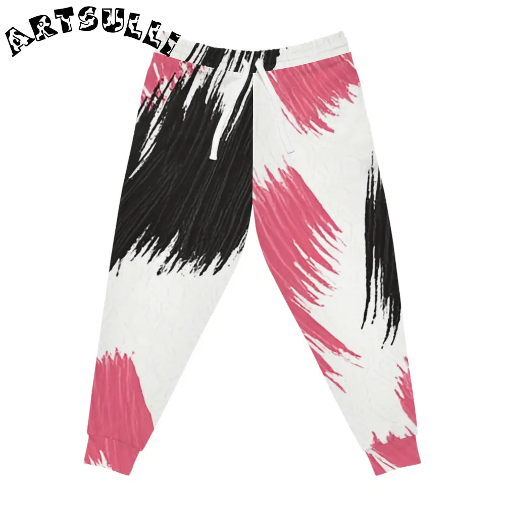 Athletic Joggers (AOP), Artsulli - Art is Long, Life is Short, All Over Prints, Size, S, Color, Seam thread color automatically matched to design, , , 24908429114192269402
