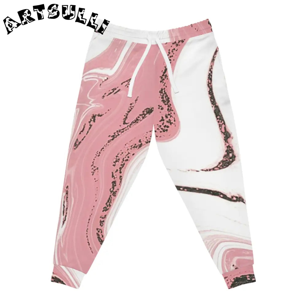 Athletic Joggers (AOP), Artsulli - Art is Long, Life is Short, All Over Prints, Size, S, Color, Seam thread color automatically matched to design, , , 37664215047207763410
