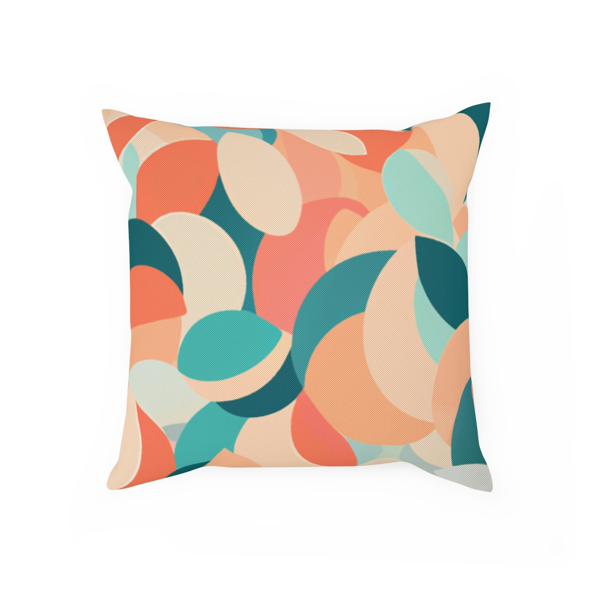 Autumnal Petal Tessellation Wheat Cushion