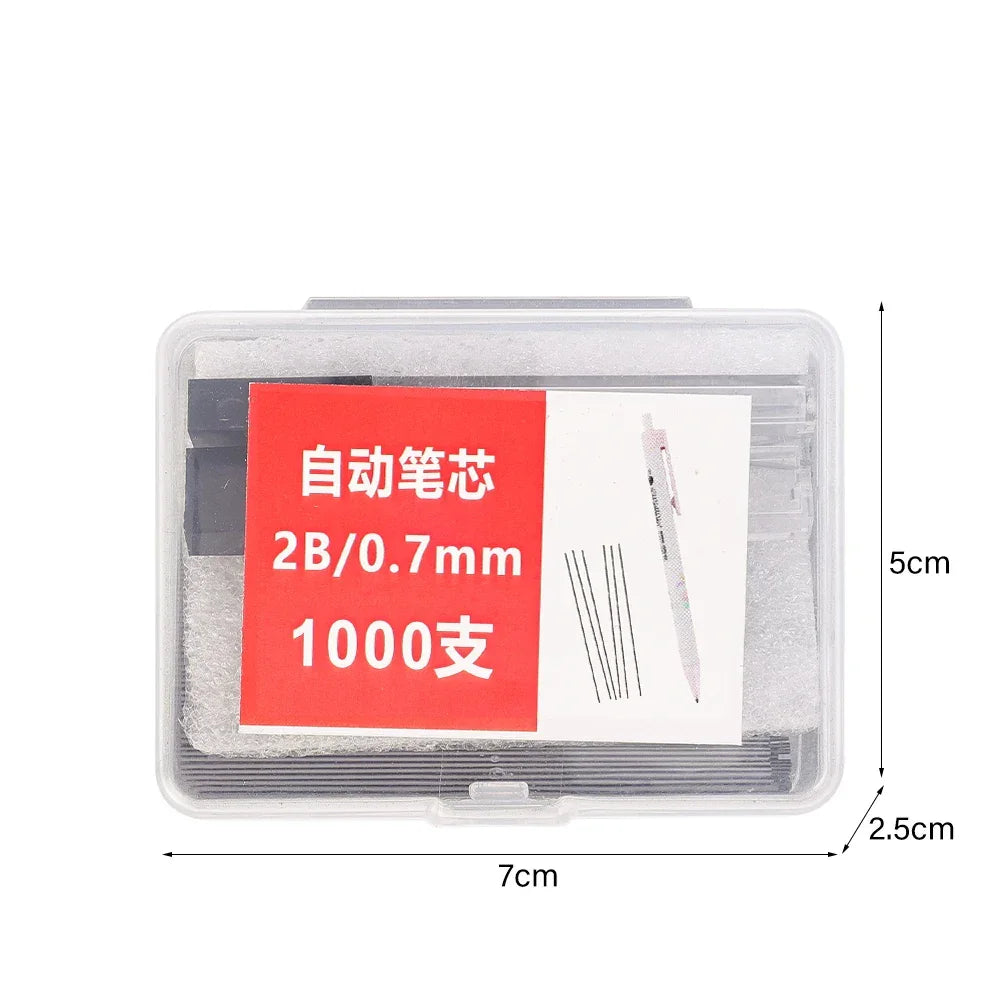 Buy The Best By Artsulli - Art is Long Life Short - Large Capacity Pencil Lead 0.5 0.7 2B Refills Replaceable Mechanical Student Drawing