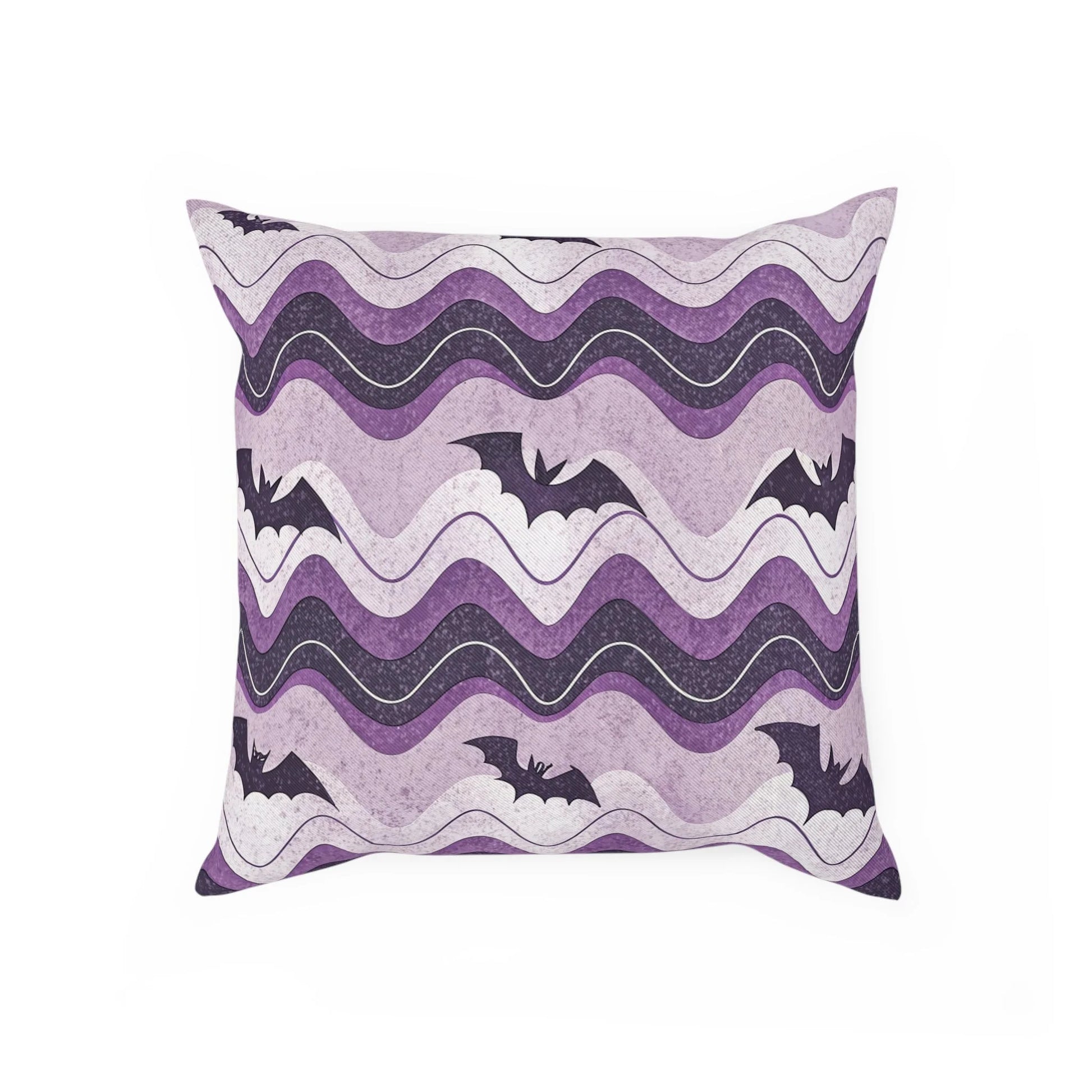 Bat Wave Custom Character Cushion, Artsulli - Art is Long, Life is Short, Home Decor, Size, 15.7" × 15.7", , , , , 28297062329123