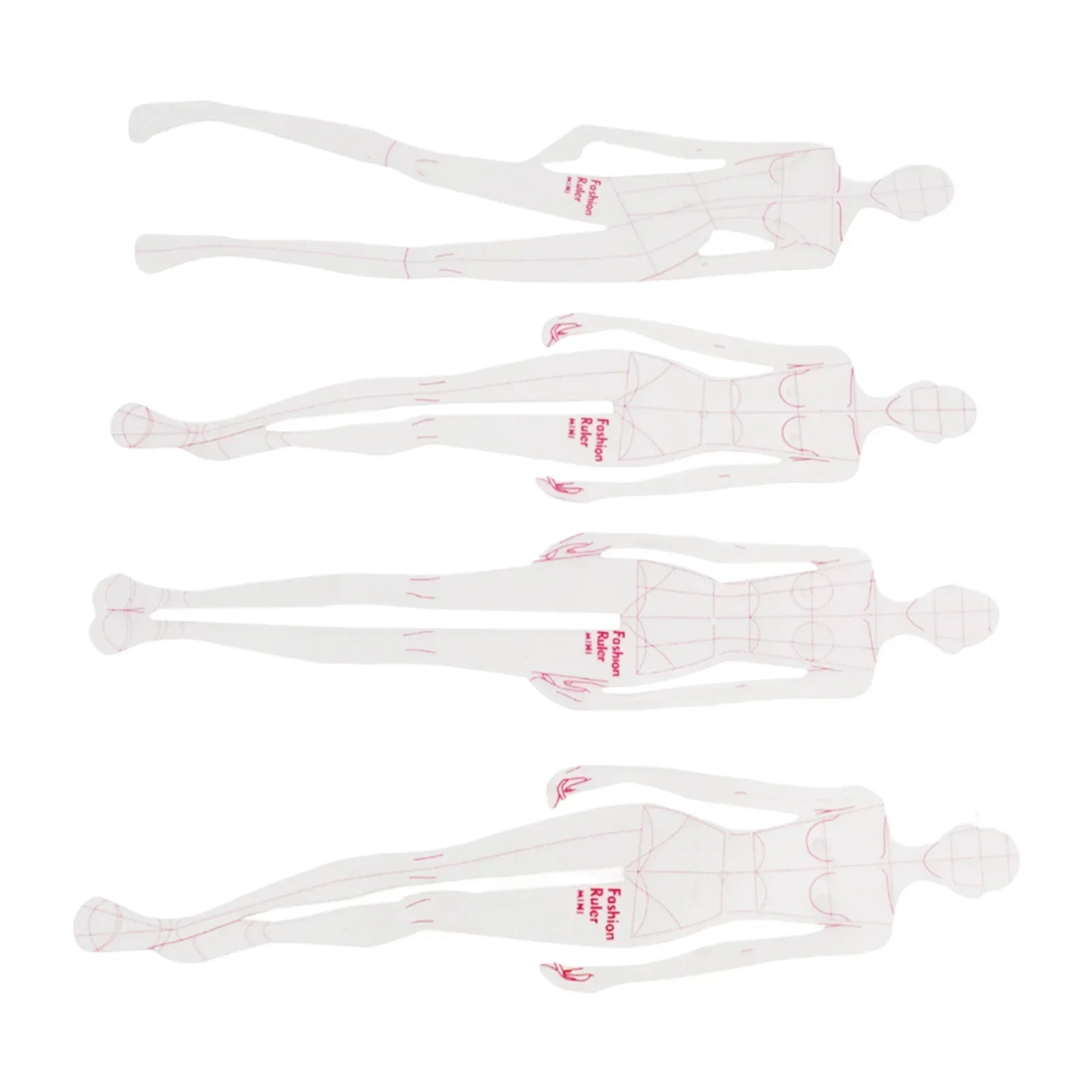 Buy The Best By Artsulli - Art is Long Life Short - 4/5pcs Fashion Illustration Rulers Template Ruler Standard Clothing Stereoscopic