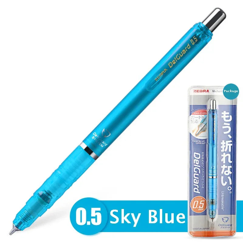 Buy The Best By Artsulli - Art is Long Life Short - ZEBRA Mechanical Pencil Japan DelGuard Type Continuous Core Pencils Lapiseira Students